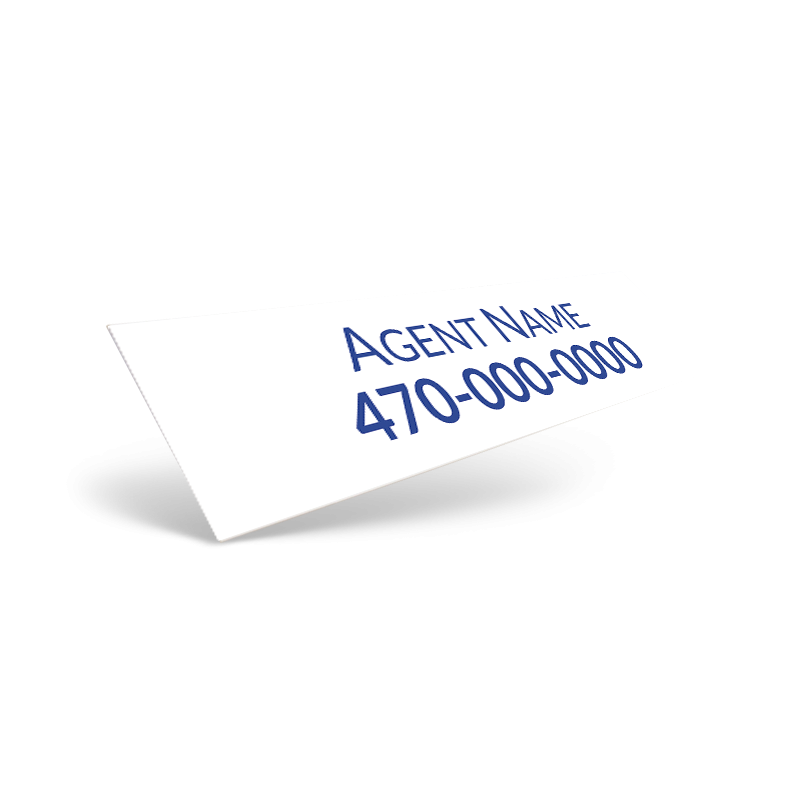Custom Reflective Vinyl Decal- Two Size Options for Joe Stockdale RE