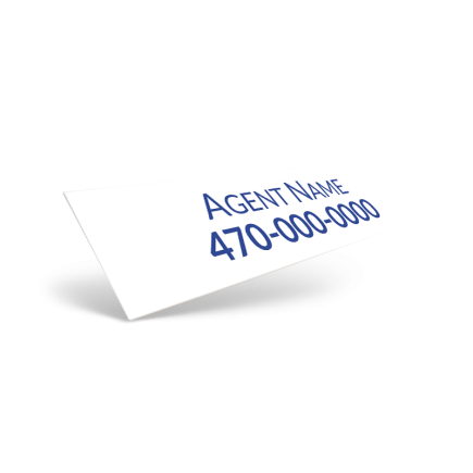 Custom Vinyl Decal -  Two sizes Available for Joe Stockdale RE