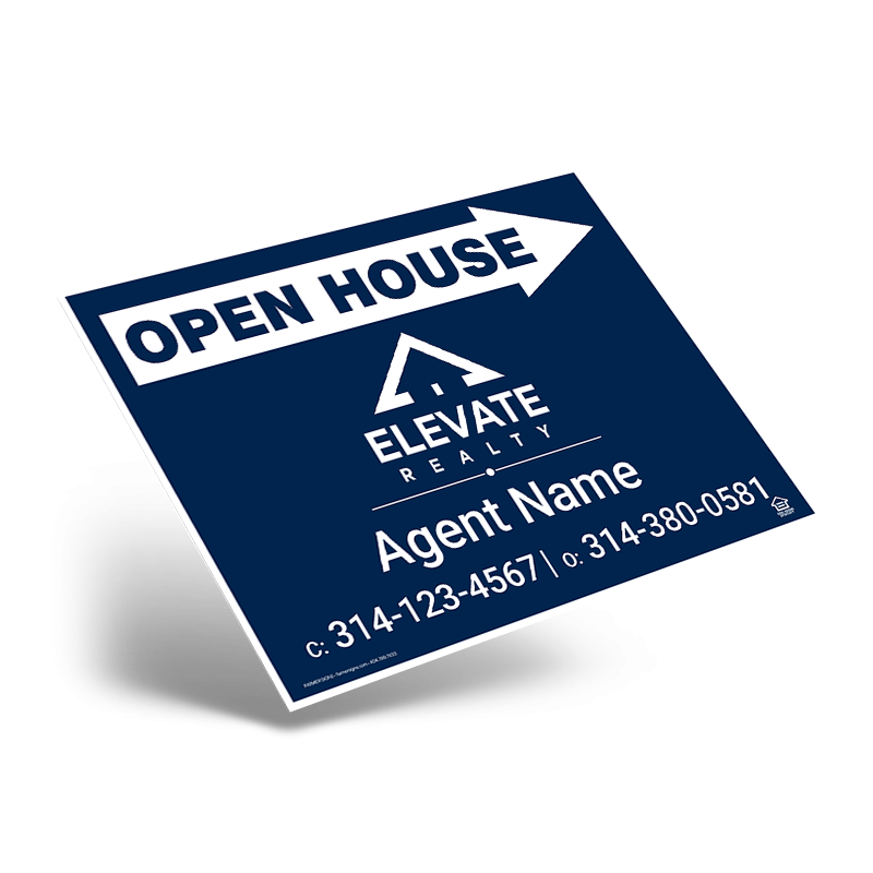 24"X18" STYRENE ONE SIDED PRINTED PANEL TO FIT 24"X18" METAL AFRAME SOLD INDIVIDUALLY For Elevate Realty 24"X18" STYRENE ONE SIDED PRINTED PANEL TO FIT 24"X18" METAL AFRAME SOLD INDIVIDUALLY For Elevate Realty