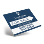 24"X18" STYRENE ONE SIDED PRINTED PANEL TO FIT 24"X18" METAL AFRAME SOLD INDIVIDUALLY For Lokation RE
