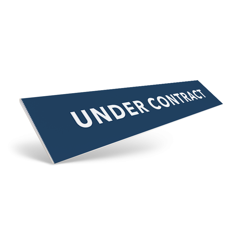 18" / 24" CUSTOM STYRENE CLIP ON SIGN RIDER for Lokation RE