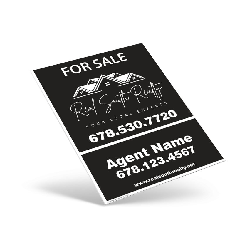 18"X24" ONE SIDED CUSTOM COROPLAST CONDO PANEL For Real South Realty 18"X24" ONE SIDED CUSTOM COROPLAST CONDO PANEL For Real South Realty