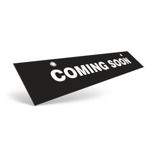 18" & 24" Two-Sided Hanging Rider in Styrene or Aluminum, Reflective or Non Reflective For Real South Realty