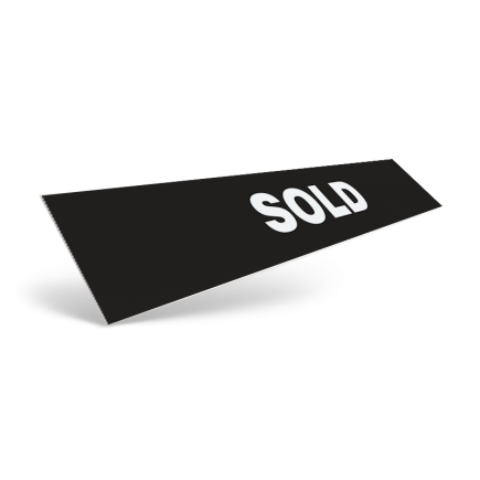18" & 24" Two-Sided Slide-In Styrene/Aluminum Rider, Reflective/Non-Reflective For Real South Realty