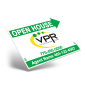 24" X18" ONE OR TWO SIDED CUSTOM COROPLAST SIGN PANEL For Virtual Properties Realty