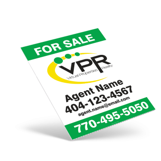 18"X24" ONE SIDED CUSTOM COROPLAST CONDO PANEL For Virtual Properties Realty