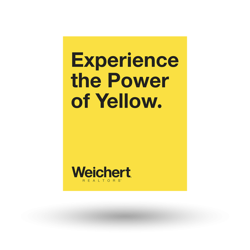 24"x30" Two-Sided Styrene Yard Sign on Black Powder-Coated Stand for Weichert 24"x30" Two-Sided Styrene Yard Sign on Black Powder-Coated Stand for Weichert