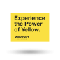 24"x18" Styrene Panel for A-Frame – Weichert "Experience The Power Of Yellow