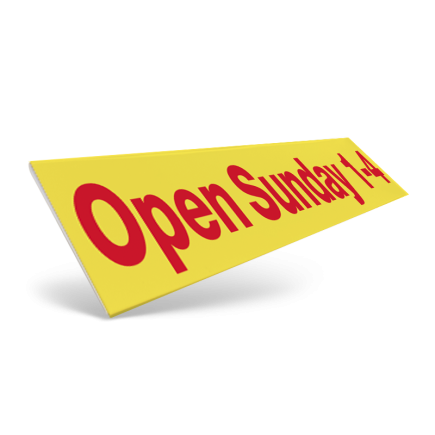 24" STOCK CLIPON RIDER FOR REAL ESTATE SIGN FOR Weichert Capital Region