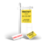 Homerun Pkg:6'Easy Arm Post,24"x30"Styrene Panel,4Coroplast Directionals,4Step Stake Stands for Weichert Affiliate