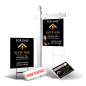 Grand Slam Package Elite One Realty Pro: 6' Post, Two-Sided 24"x30" Panels, Directionals, Stakes, Clip-Ons Grand Slam Package Elite One Realty Pro: 6' Post, Two-Sided 24"x30" Panels, Directionals, Stakes, Clip-Ons