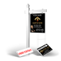 Homerun Pkg:6'Easy Arm Post,24"x30"Styrene Panel,4Coroplast Directionals,4Step Stake Stands for Elite One Realty Pro Homerun Pkg:6'Easy Arm Post,24"x30"Styrene Panel,4Coroplast Directionals,4Step Stake Stands for Elite One Realty Pro