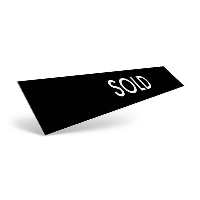 18" & 24" Two-Sided Slide-In Styrene/Aluminum Rider, Reflective/Non-Reflective For Elite One Realty Pro