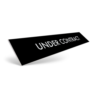 18" / 24" CUSTOM STYRENE CLIP ON SIGN RIDER for Elite One Realty Pro