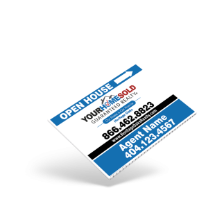 18"x12" Two-Sided Coroplast Sign Panels: Generic & Custom Printed Options for Heritage Oaks Realty