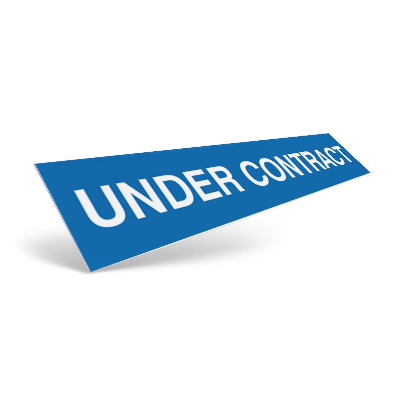 18" & 24" Two-Sided Slide-In Riders: Styrene & Aluminum, Reflective Options for Heritage Oaks Realty