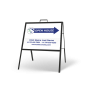 24" X 18" FOLDING "A" FRAME W/ TWO 24"X18" STYRENE CUSTOM PRINTED INSERTS For Sellect Realty