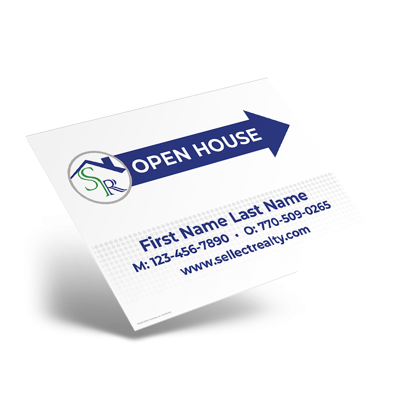 24"X18" STYRENE ONE SIDED PRINTED PANEL TO FIT 24"X18" METAL AFRAME SOLD INDIVIDUALLY For Sellect Realty 24"X18" STYRENE ONE SIDED PRINTED PANEL TO FIT 24"X18" METAL AFRAME SOLD INDIVIDUALLY For Sellect Realty