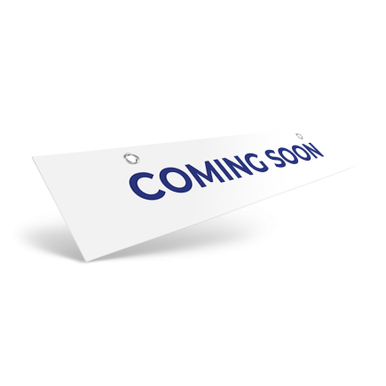 24" Two-Sided Hanging Rider in Styrene or Aluminum, Reflective or Non Reflective For Sellect Realty