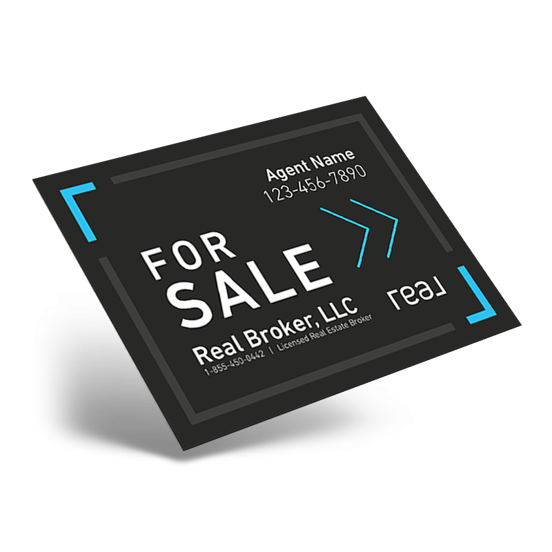 24"x18" Styrene One-Sided Printed Panel for Metal A-Frame, Sold Individually