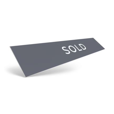 18" & 24" Two Sided Slide-In Rider in Styrene or Aluminum , Reflective / Non Reflective For BHHS GA PLT