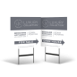 18"x18" Styrene or Reflective Two-Sided Sign on Black Stand for BHHS GA PLT 18"x18" Styrene or Reflective Two-Sided Sign on Black Stand for BHHS GA PLT