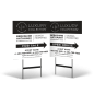 24"x24" Styrene or Reflective Two-Sided Sign on Black Stand for BHHS GA LX 24"x24" Styrene or Reflective Two-Sided Sign on Black Stand for BHHS GA LX
