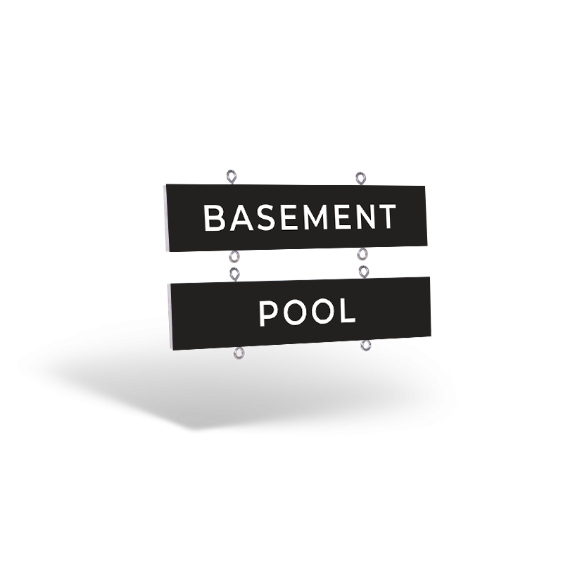 24"x6" Two-Sided Wooden Rider with Eye Screws: Standard & Reflective Options for BHHS GA LX 24"x6" Two-Sided Wooden Rider with Eye Screws: Standard & Reflective Options for BHHS GA LX
