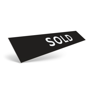 18" & 24" Two-Sided Slide-In Styrene/Aluminum Rider, Reflective/Non-Reflective For  Real Estate Gurus Realty