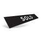 18" & 24" Two-Sided Slide-In Styrene/Aluminum Rider, Reflective/Non-Reflective For  Real Estate Gurus Realty