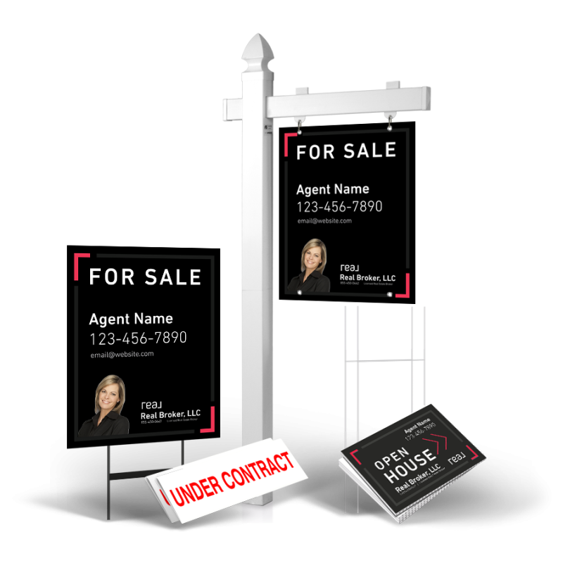 Grand Slam Real Estate Sign Bundle for Real Brokers Realty Grand Slam Real Estate Sign Bundle for Real Brokers Realty
