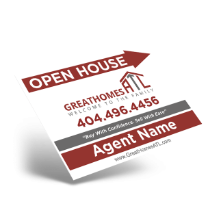 24"X18" STYRENE ONE SIDED PRINTED PANEL TO FIT 24"X18" METAL AFRAME SOLD INDIVIDUALLY For GreatHomesATL