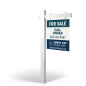 Simply List: 5' Rookie Easy Arm Post with 24"x30" Two-Sided Panels in Styrene & Aluminum, Reflective Options