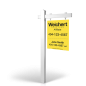 Weichert Affiliate: 5' Rookie Easy Arm Post with 24"x30" Two-Sided Panels in Styrene & Aluminum, Reflective Options
