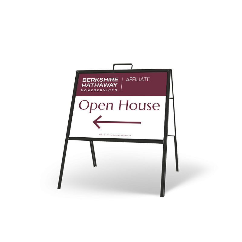 24"x18" A-Frame, Two 24"x18" Styrene Inserts for BHHS Affiliate 24"x18" A-Frame, Two 24"x18" Styrene Inserts for BHHS Affiliate