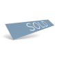 18" & 24" STYRENE TWO SIDED SLIDE IN RIDER FOR BEACHAM & CO.
