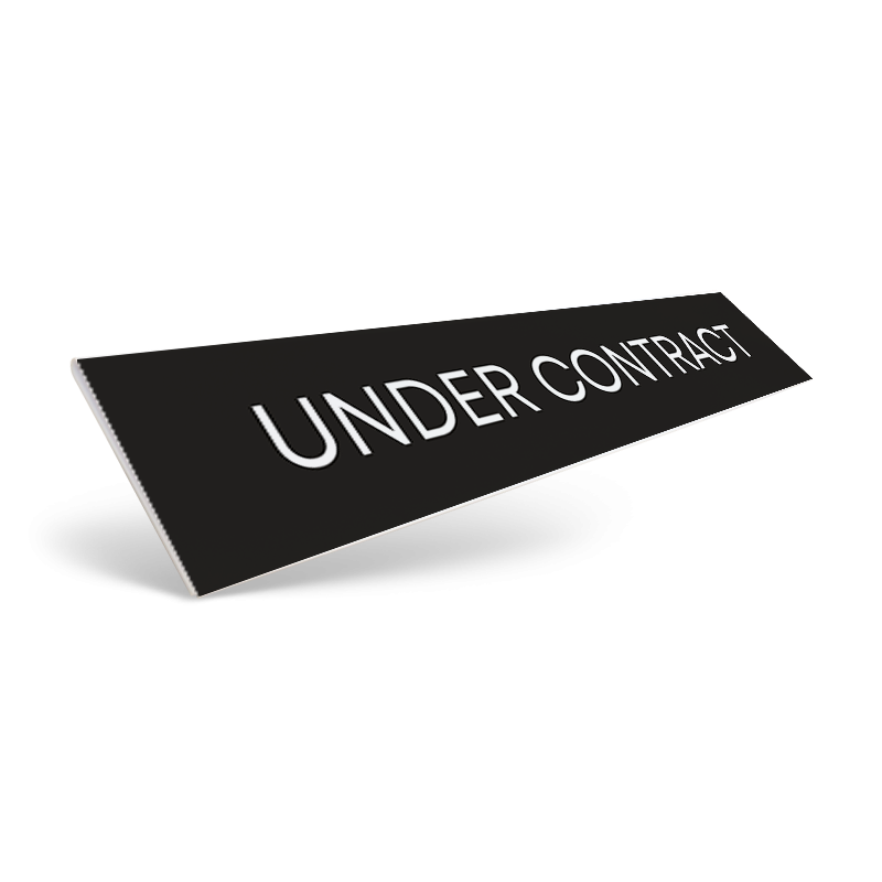 18"/24" Custom Styrene Clip-On Sign Rider for 1 Look Real Estate 18"/24" Custom Styrene Clip-On Sign Rider for 1 Look Real Estate