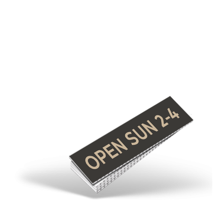 Century 21 Custom 4"x18" or 4"x24" 2-Sided Printed Coroplast Rider