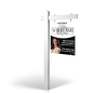 White Ash Realty: 5' Rookie Easy Arm Post with 24"x30" Two-Sided Panels in Styrene & Aluminum, Reflective Options