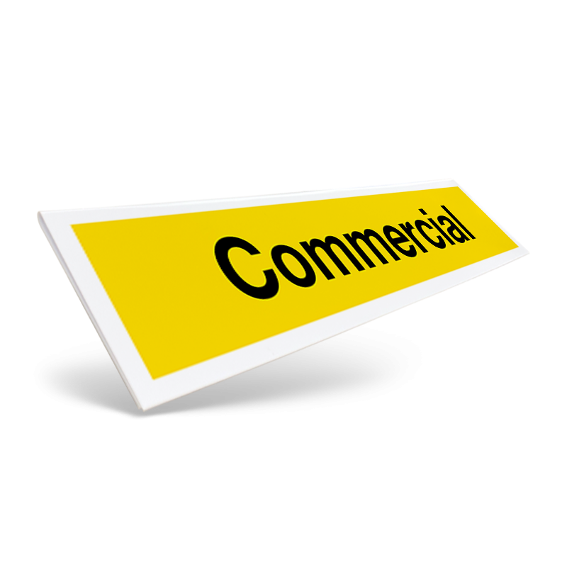 24" STOCK CLIPON RIDER FOR REAL ESTATE SIGN FOR WEICHERT REALTORS