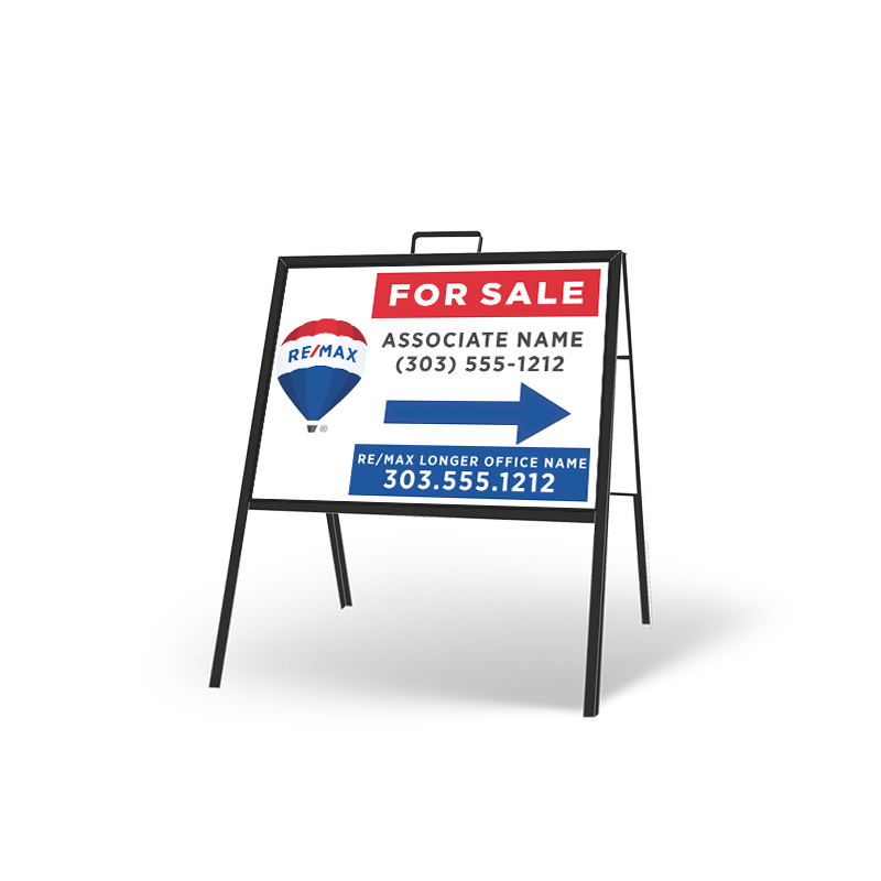 24"x18" Folding "A" Frame with Two 24"x18" Styrene Inserts for REMAX 24"x18" Folding "A" Frame with Two 24"x18" Styrene Inserts for REMAX