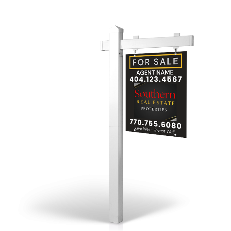 The Allstar 6’ Easy Arm Post with 24"x30" Two-Sided Panels in Styrene & Aluminum, Reflective Options Southern REP The Allstar 6’ Easy Arm Post with 24"x30" Two-Sided Panels in Styrene & Aluminum, Reflective Options Southern REP