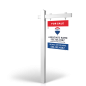 The Allstar 6’ Easy Arm Post with 24"x30" Two-Sided Panels in Styrene & Aluminum, Reflective Options REMAX