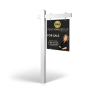 The Allstar 6’ Easy Arm Post with 24"x30" Two-Sided Panels in Styrene & Aluminum, Reflective Options Realty ONE Affiliate