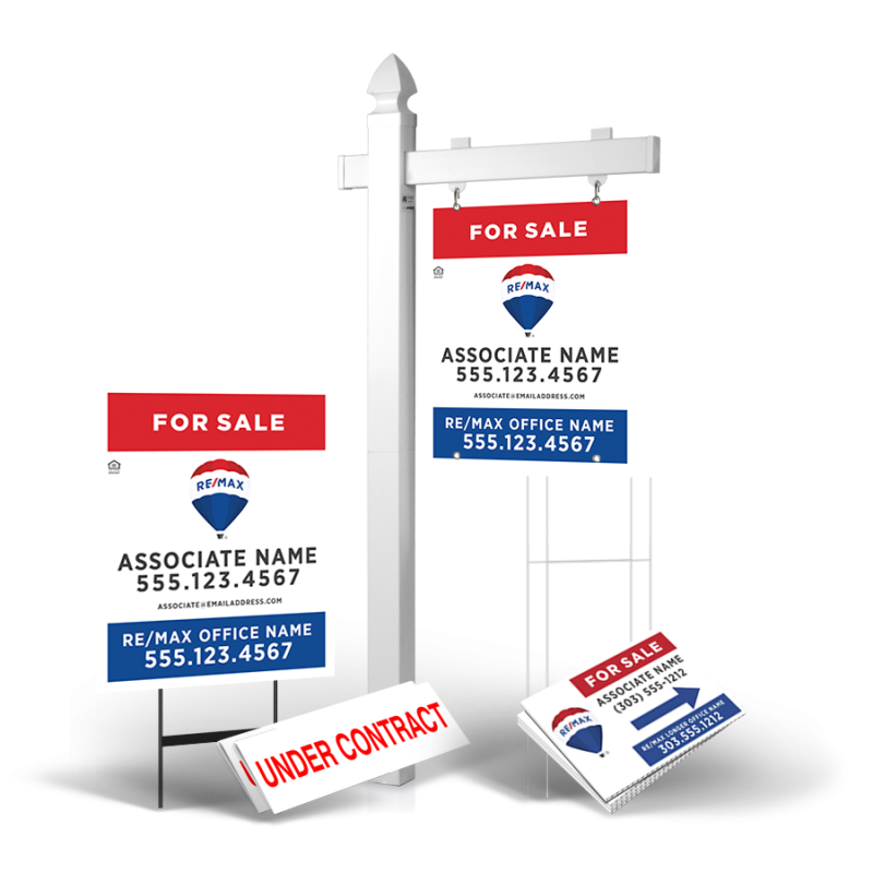 REMAX Grand Slam Premier Real Estate Signage Kit