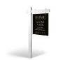 The Allstar 6’ Easy Arm Post with 24"x30" Two-Sided Panels in Styrene & Aluminum, Reflective Options Home Real Estate
