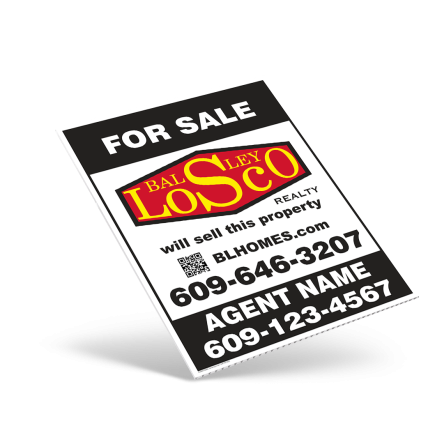 18"X24" ONE SIDED CUSTOM COROPLAST CONDO PANEL For Balsley Losco