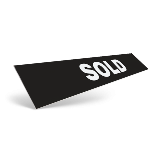 18" & 24" Two-Sided Slide-In Styrene/Aluminum Rider, Reflective/Non-Reflective For Balsley Losco