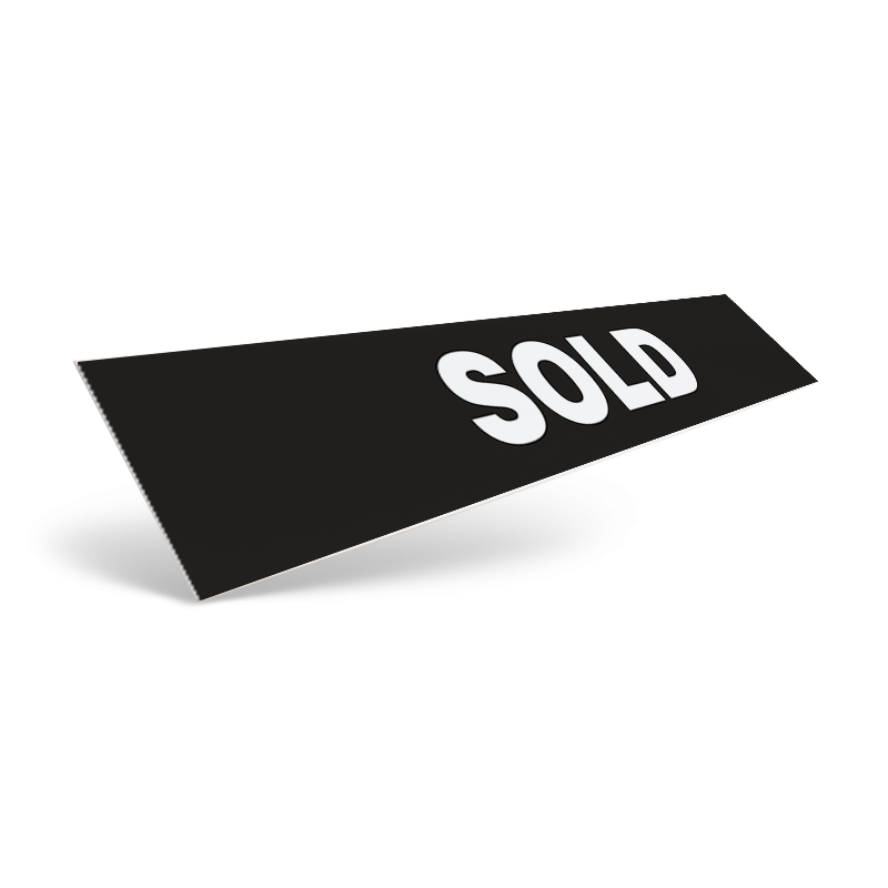 18" & 24" Two-Sided Slide-In Styrene/Aluminum Rider, Reflective/Non-Reflective For Balsley Losco