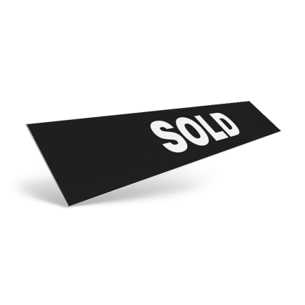 18" & 24" Two-Sided Slide-In Styrene/Aluminum Rider, Reflective/Non-Reflective For Balsley Losco
